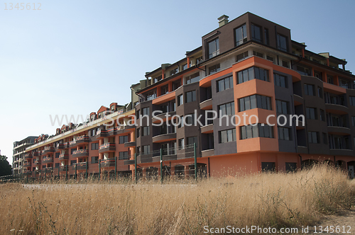 Image of New colored building