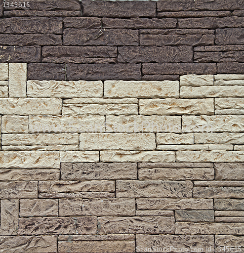 Image of Background of stone wall. 