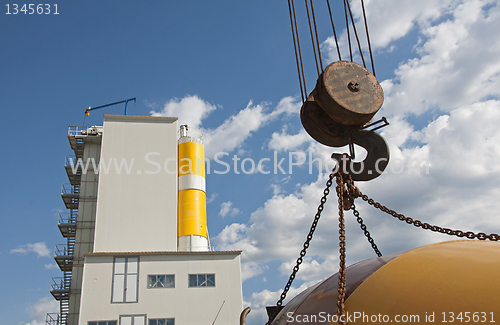 Image of Cement Factory and Lifting hook 