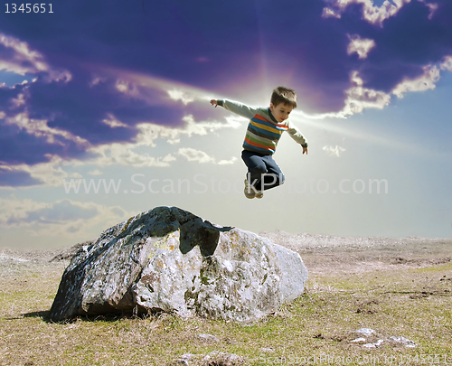 Image of Jumping boy