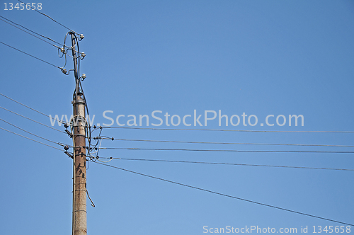 Image of Old electrical wiring