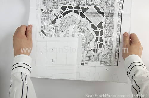 Image of Sketch plan of building construction