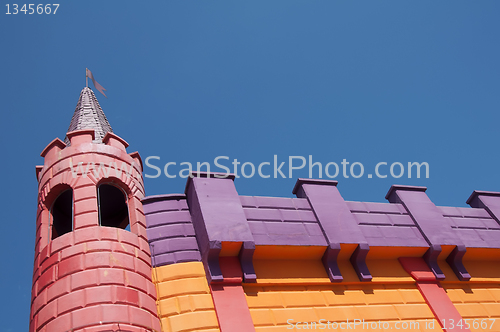Image of Wall of fairy-tale castle