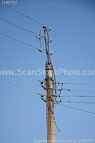 Image of Old electrical wiring