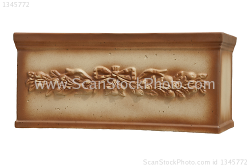 Image of Rectangular empty pot