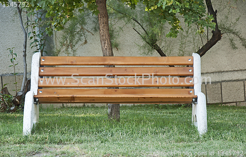 Image of Brown bench