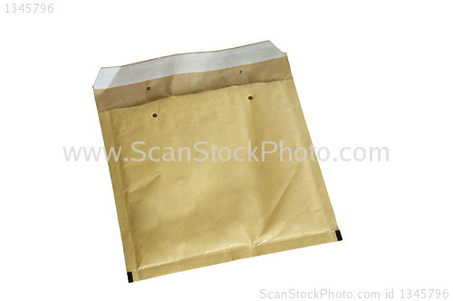 Image of Yellow packaging envelope