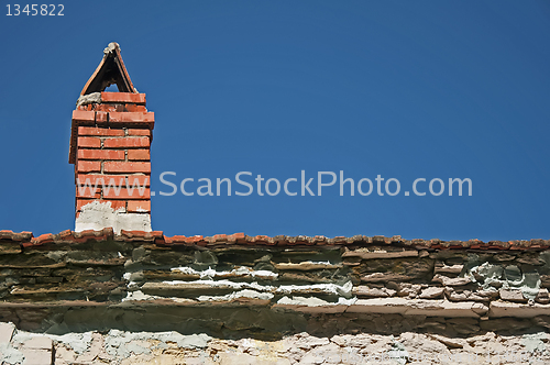 Image of Old brick chimney 