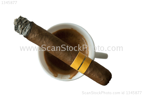 Image of Coffee and cigar