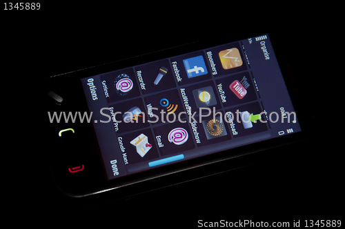 Image of Touchscreen smartphone