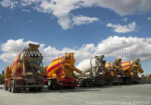 Image of Cement Trucks