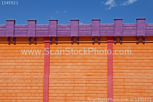 Image of Wall of fairy-tale castle