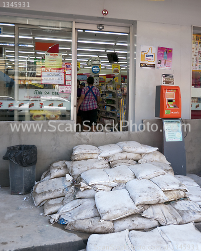 Image of Monsoon season in Ayuttaya, Thailand 2011