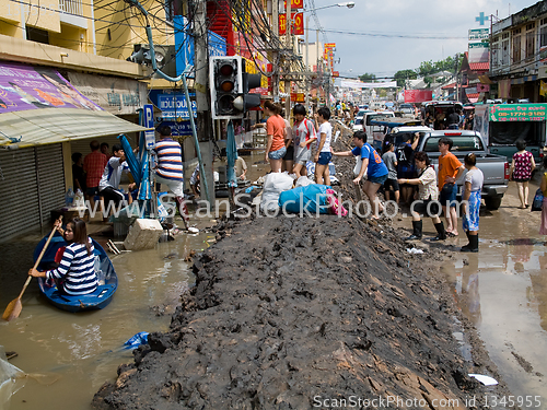 Image of Monsoon season in Ayuttaya, Thailand 2011