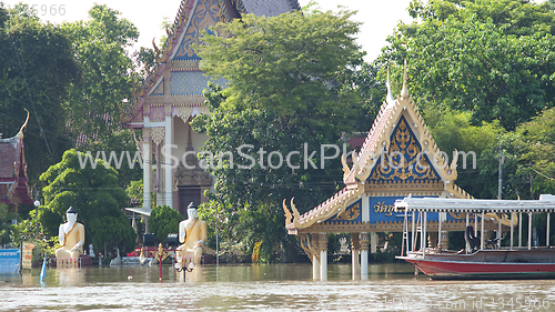 Image of Monsoon season in Ayuttaya, Thailand