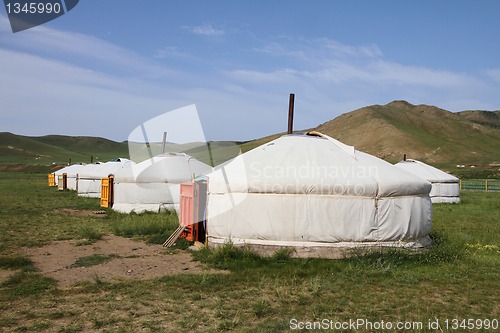 Image of Ger camp in Mongolia