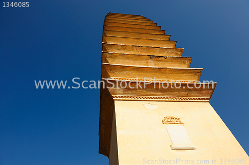 Image of Ancient Chinese Buddhist pagoda