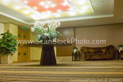 Image of Entrance hall of modern hotel