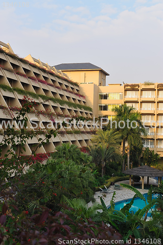 Image of Hotel and swimming pool