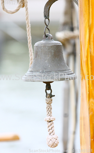 Image of Bell on sailing ship