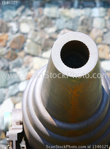 Image of Old Russian Cannon in Suomenlinna Sveaborg Helsinki Finland