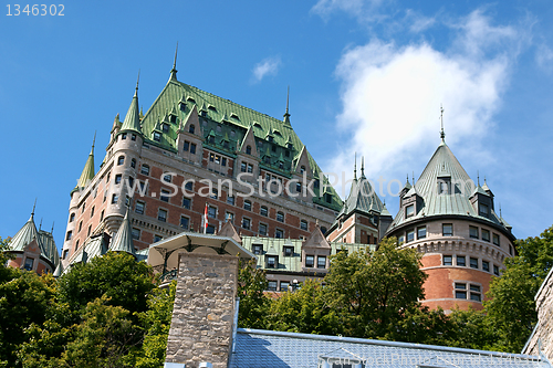 Image of Chateau Frontenac from Old Quebec City