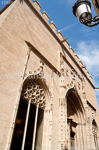 Image of Lonja de la Seda or silk exchange in Valencia