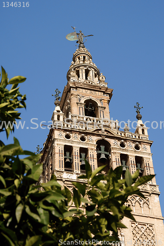 Image of La Giralda Tower in Seville, Spain