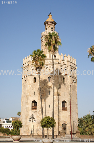 Image of Torre del Oro or Gold Tower in Seville