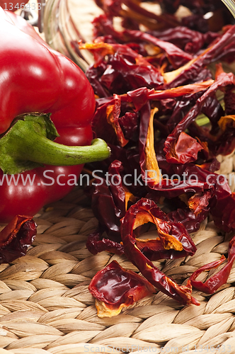 Image of Dried red pepper