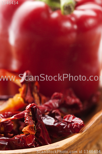 Image of Dried red pepper