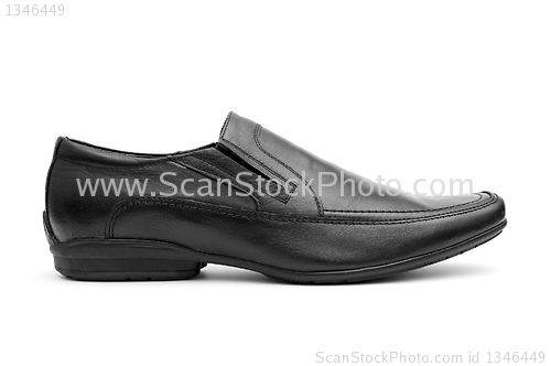 Image of Black man's shoe