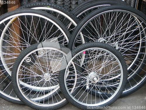 Image of Bicycle wheels