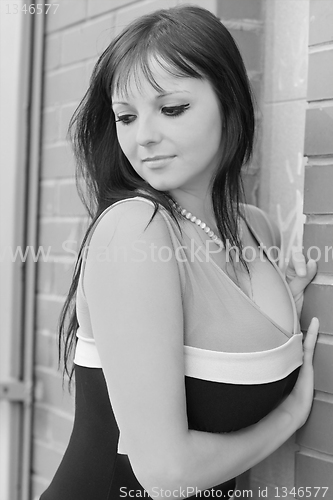 Image of Beautiful sensitive woman