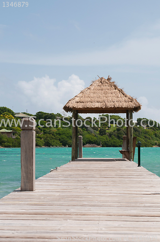 Image of Hut on jetty