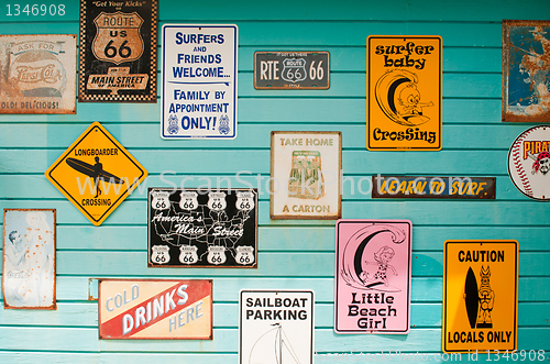 Image of Surf house signs