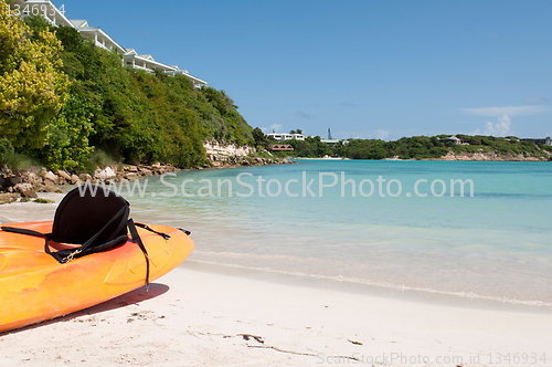 Image of Kayak on beach