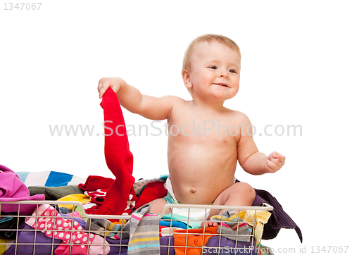 Image of Baby with clothes