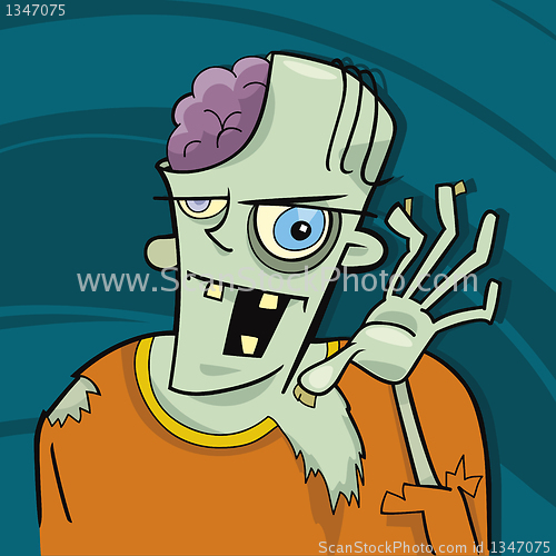 Image of cartoon zombie