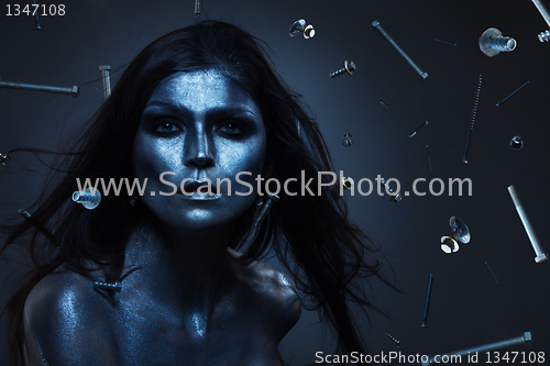 Image of Metal woman