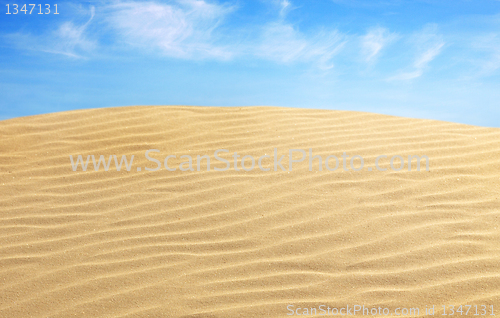 Image of sand and sky