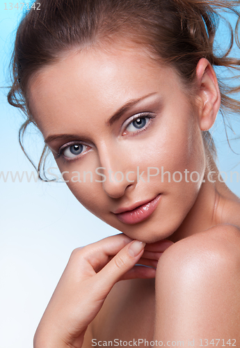 Image of Beauty portrait of calm woman