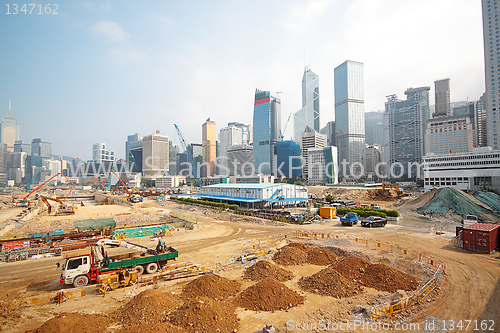 Image of Construction Site in Hong Kong