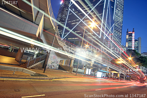 Image of traffic night