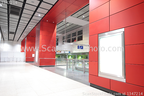 Image of Large Billboard for advertisement use in a modern building 