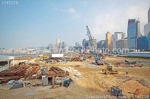 Image of Construction Site in Hong Kong