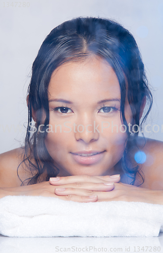 Image of Beauty portrait in the spa