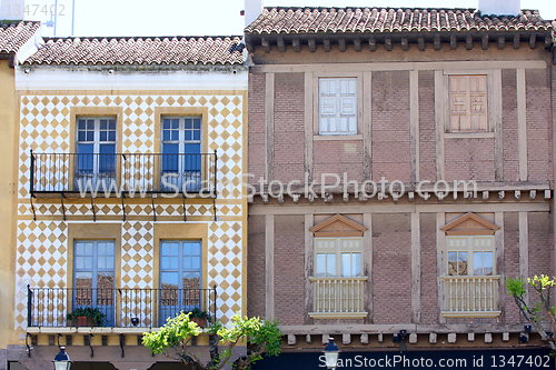 Image of Poble Espanyol, Spanish village in Barcelona, Spain 