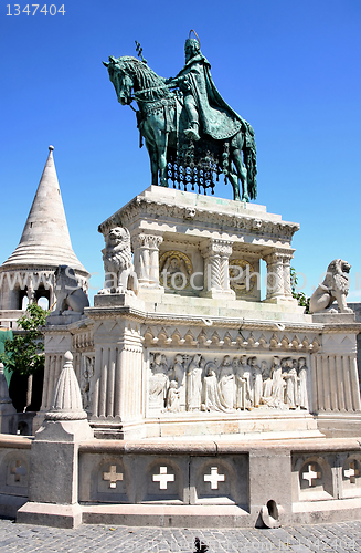 Image of Fisherman's bastion in Budapest, Hungary