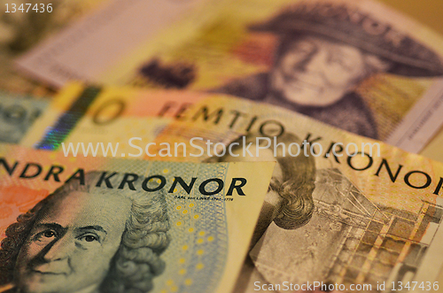 Image of Swedish currency